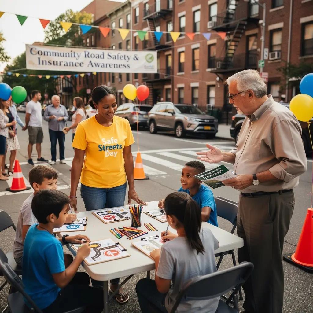 Автомобиль, поврежденный в результате аварии, на дороге